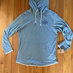 Blue Hoodie with Front Pocket